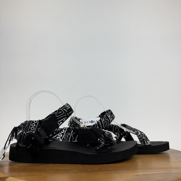 Arizona Love Shoes - New Womens‎ Arizona Love Trekky Bandana Black Sandals Shoes Size EU 42 / US 11